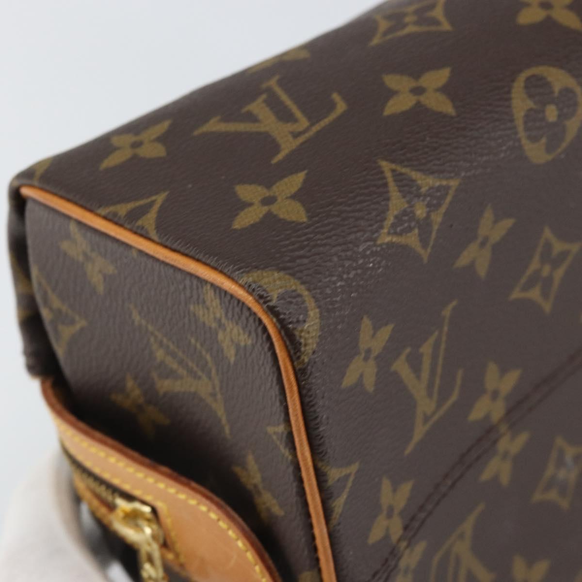 LOUIS VUITTON Monogram Trousse Patte Pression Cosmetic Pouch M47636 Auth 170753