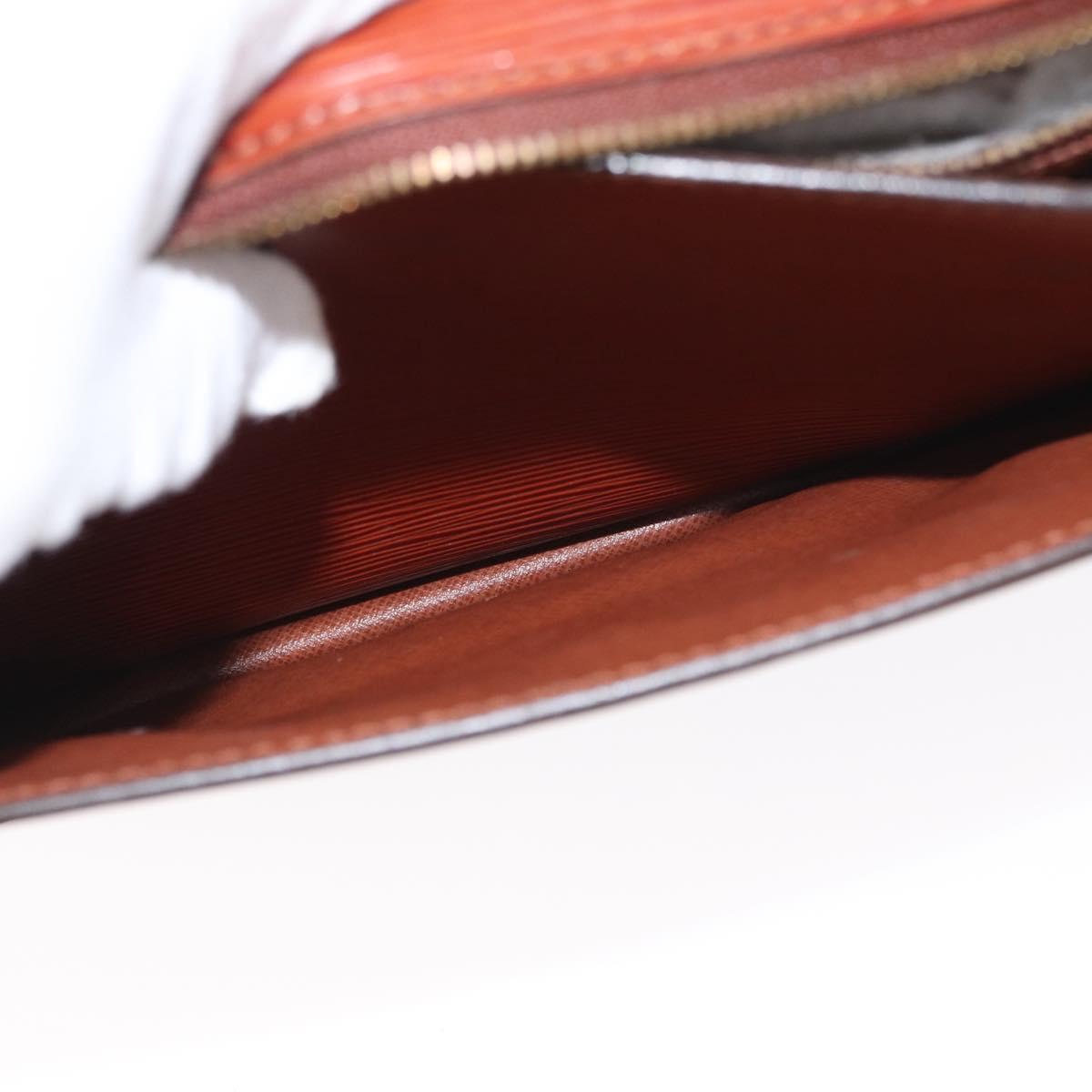 LOUIS VUITTON Epi Monceau 28 Hand Bag Brown M52123 LV Auth 170765