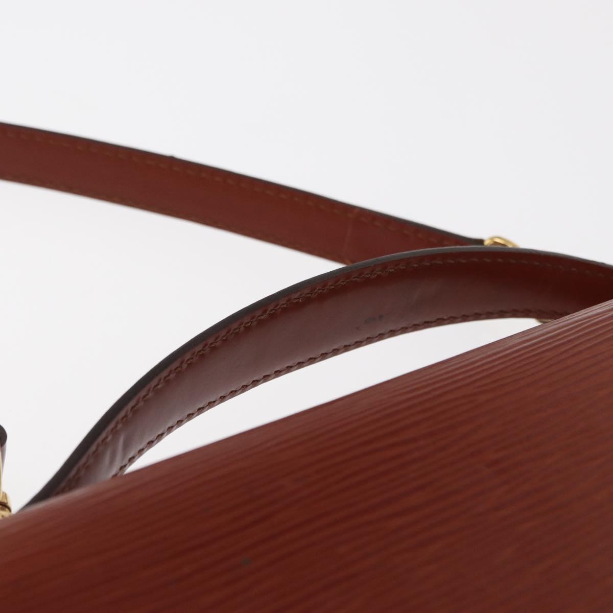 LOUIS VUITTON Epi Monceau 28 Hand Bag Brown M52123 LV Auth 170765