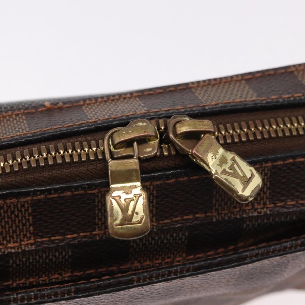 LOUIS VUITTON Damier Ebene Geronimos Shoulder Bag N51994 LV Auth 170767