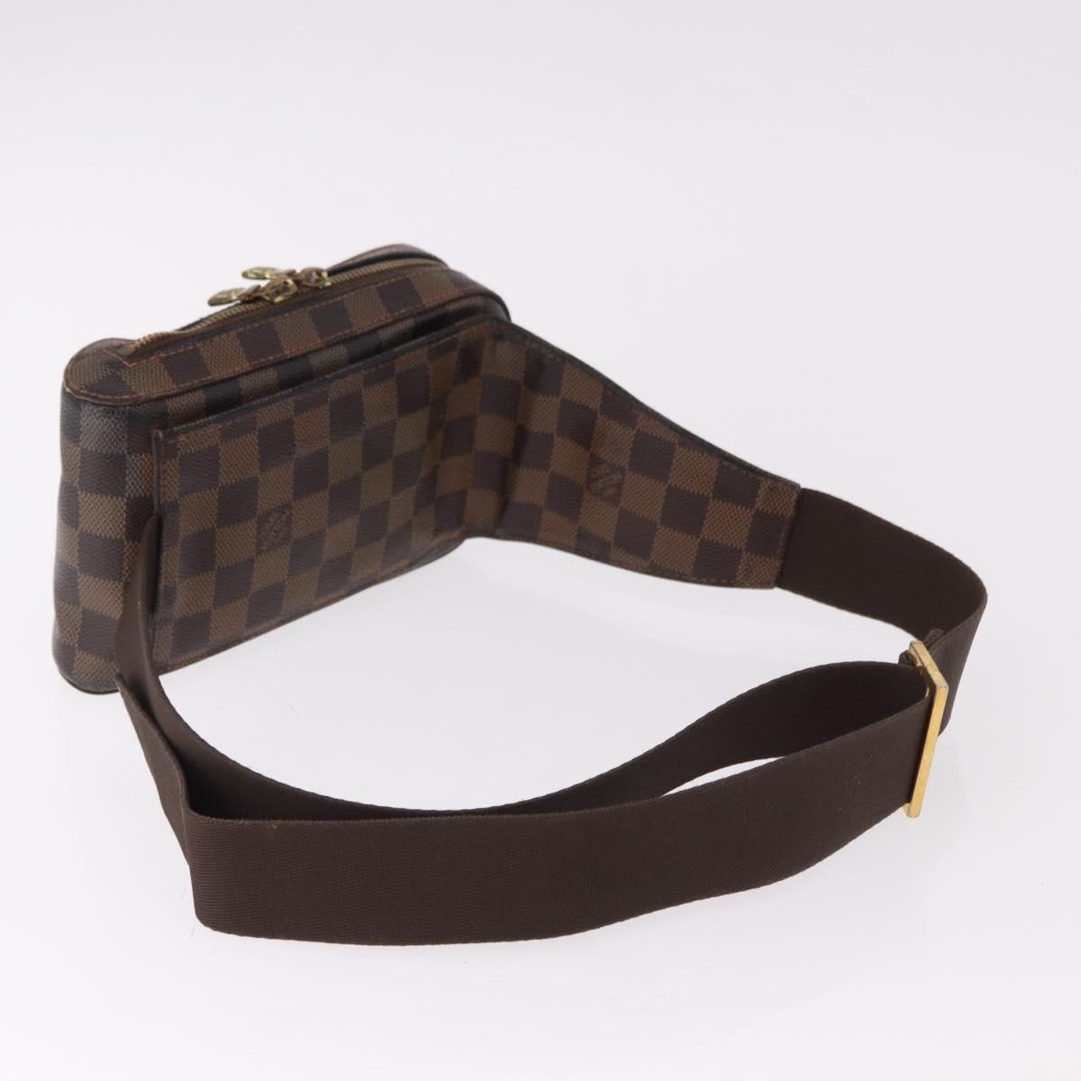 LOUIS VUITTON Damier Ebene Geronimos Shoulder Bag N51994 LV Auth 170767