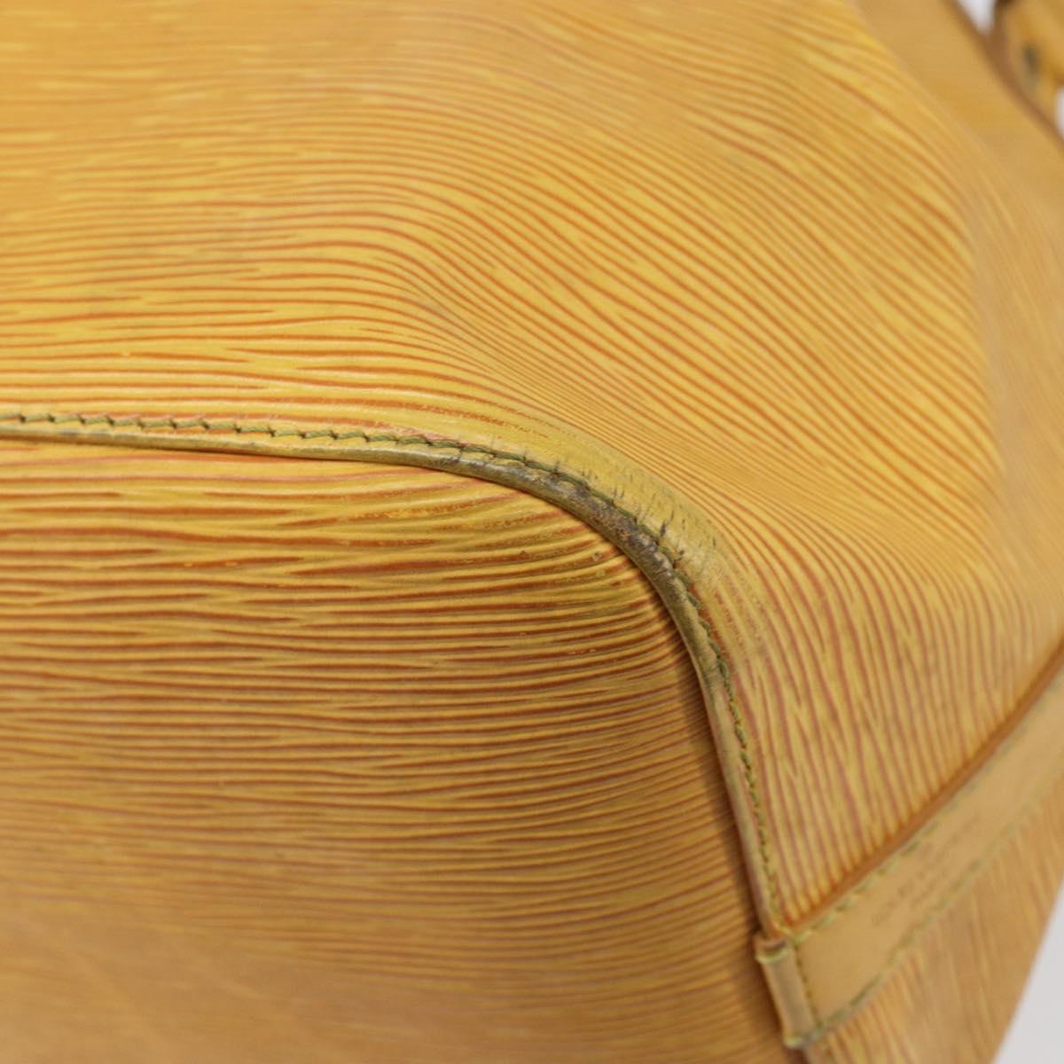 LOUIS VUITTON Epi Petit Noe Shoulder Bag Yellow M44109 LV Auth 170770