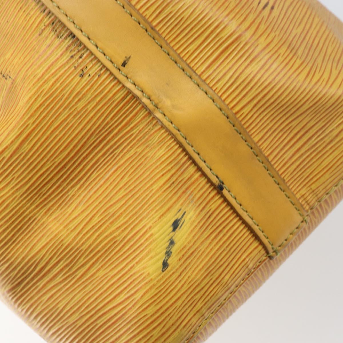 LOUIS VUITTON Epi Petit Noe Shoulder Bag Yellow M44109 LV Auth 170770