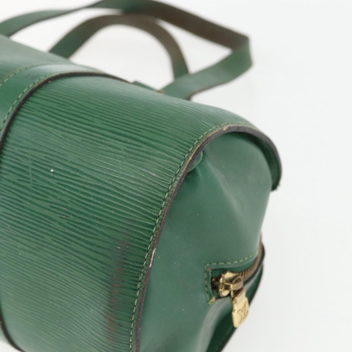 LOUIS VUITTON Epi Soufflot Hand Bag Green M52224 LV Auth 170774