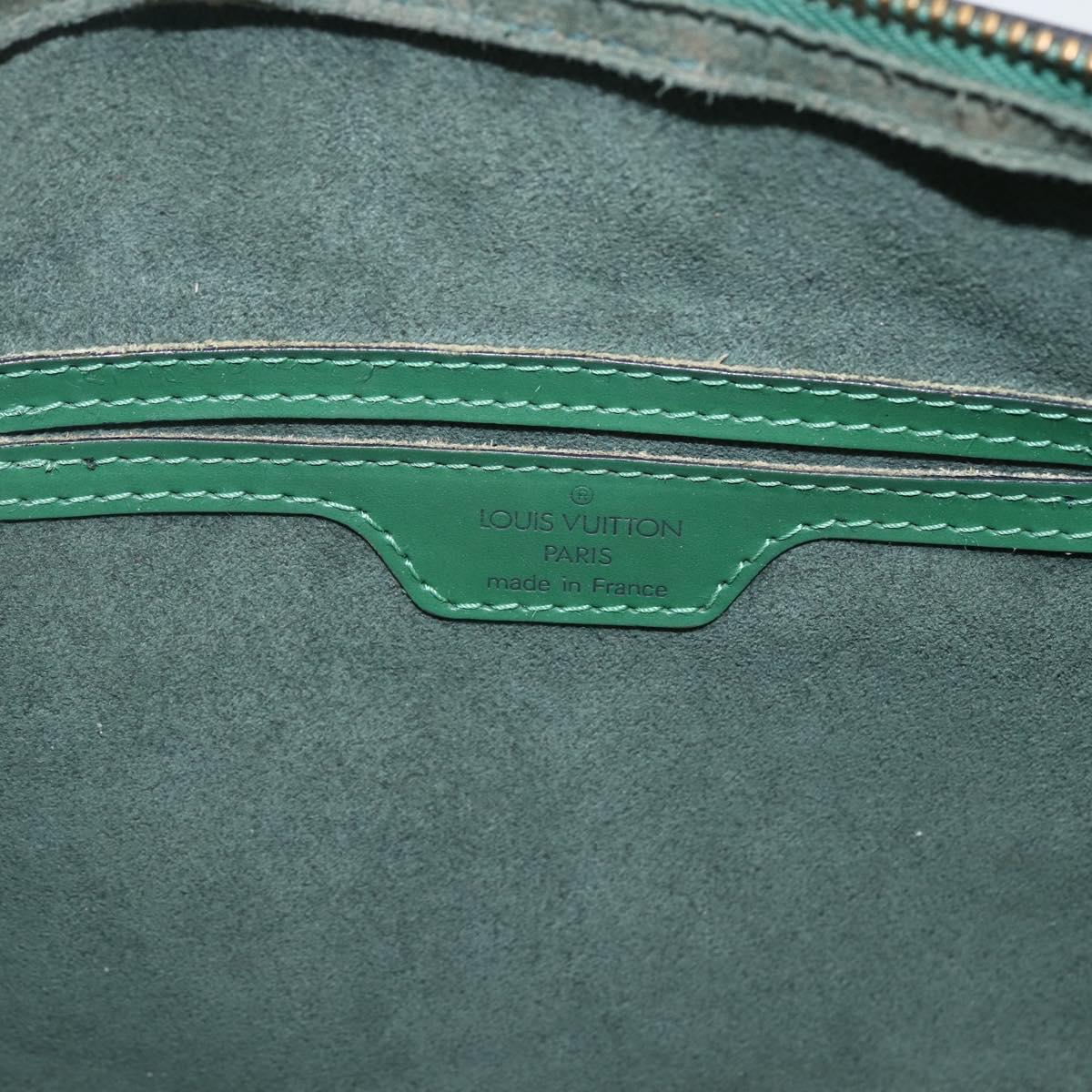 LOUIS VUITTON Epi Soufflot Hand Bag Green M52224 LV Auth 170774