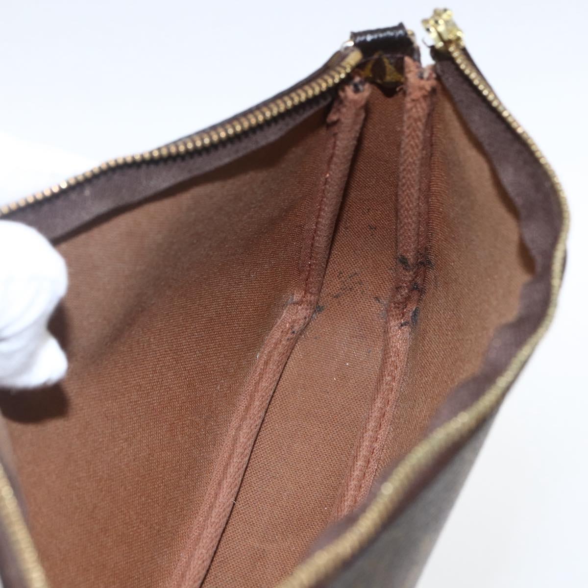 LOUIS VUITTON Monogram Pochette Accessoires Pouch M51980 LV Auth 170876