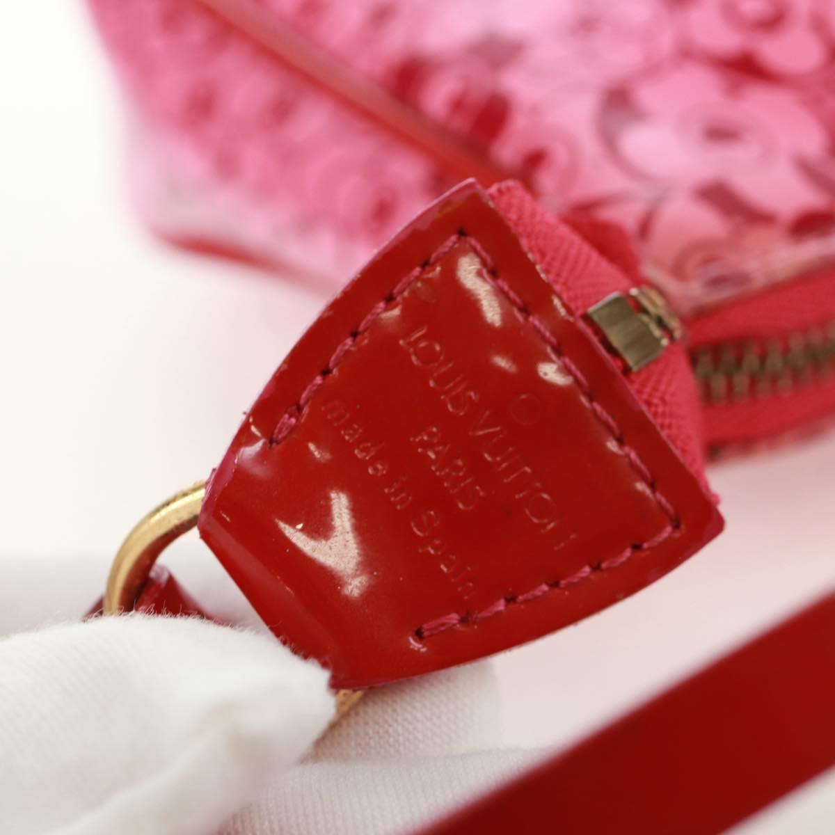 LOUIS VUITTON Cosmic Blossom Pochette Accessoires Pouch Pink M93166 Auth 170877V