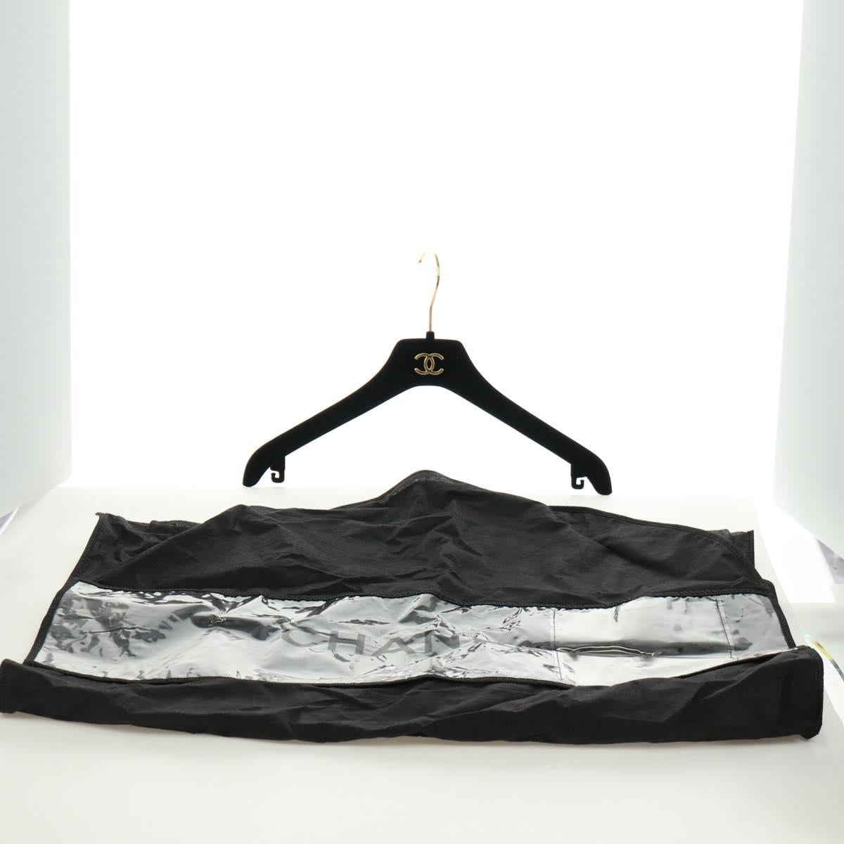 CHANEL Cape Poncho cotton White Pink CC Auth 170887V