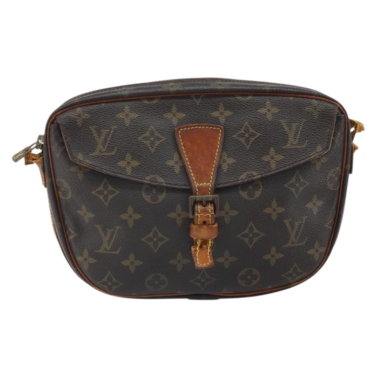 LOUIS VUITTON Monogram Jeune Fille MM Shoulder Bag M51226 LV Auth 170891