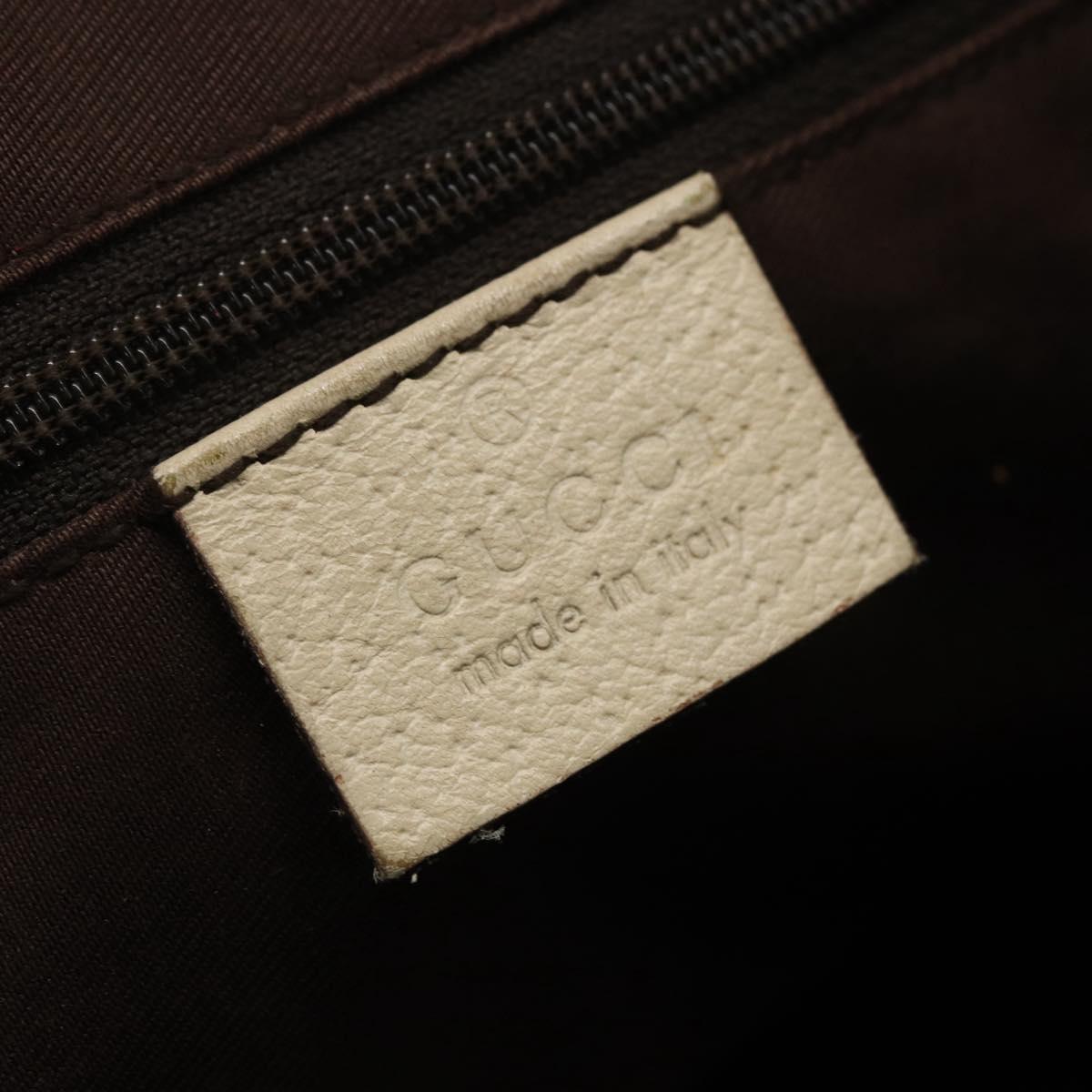 GUCCI GG Canvas Abbey Tote Bag Beige Gold 141470 Auth 170896