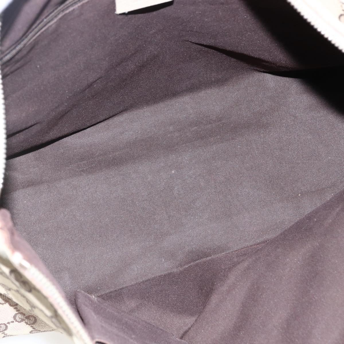 GUCCI GG Canvas Abbey Tote Bag Beige Gold 141470 Auth 170896