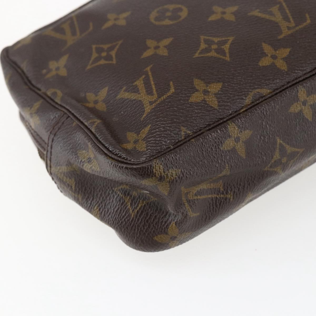 LOUIS VUITTON Monogram Trousse Toilette 23 Clutch Bag M47524 LV Auth 170917