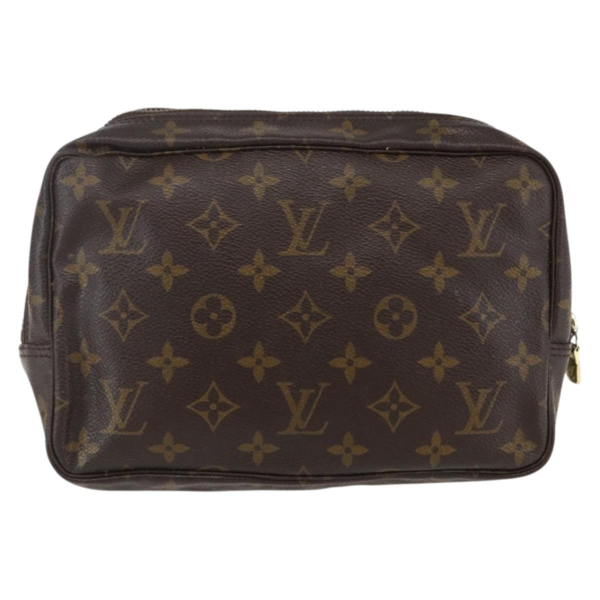 LOUIS VUITTON Monogram Trousse Toilette 23 Clutch Bag M47524 LV Auth 170917