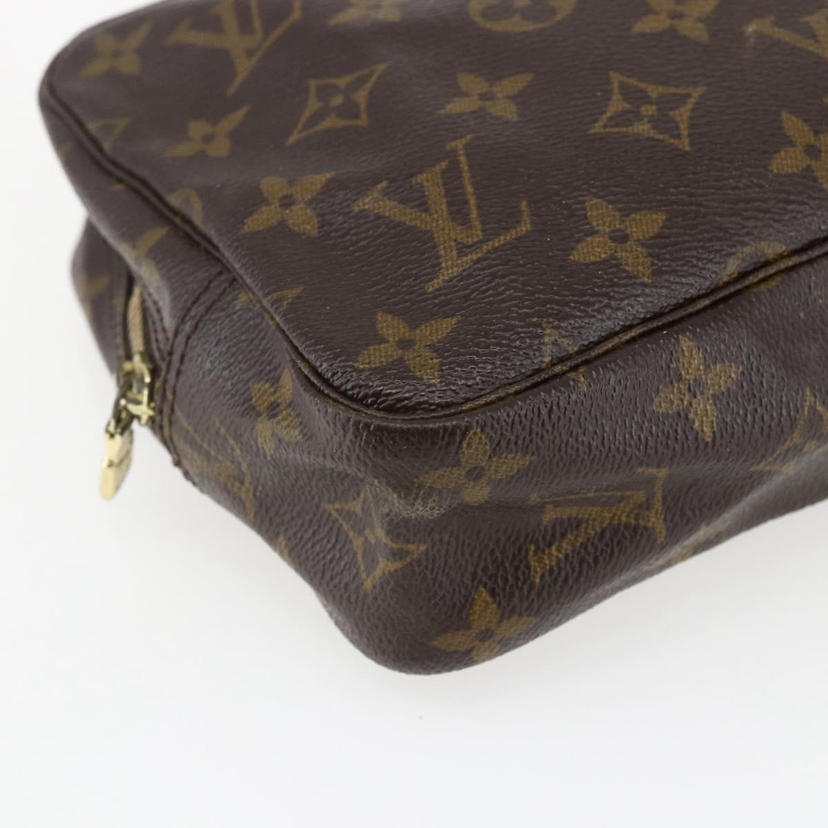 LOUIS VUITTON Monogram Trousse Toilette 23 Clutch Bag M47524 LV Auth 170917