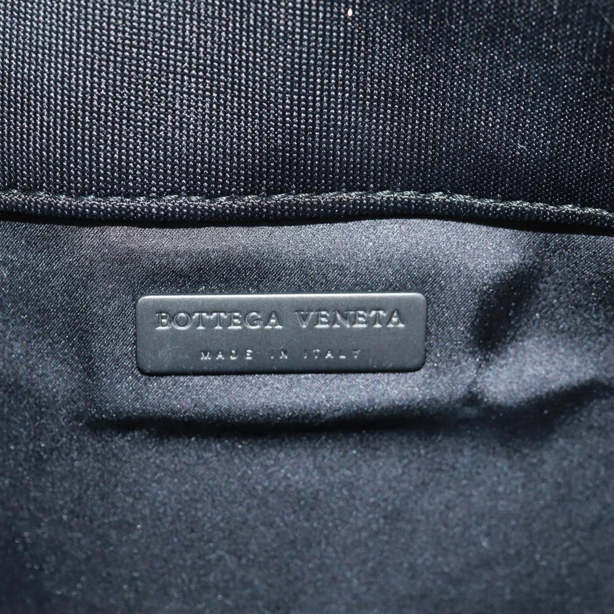 BOTTEGA VENETA INTRECCIATO Chain Hand Bag Black Auth 170936V