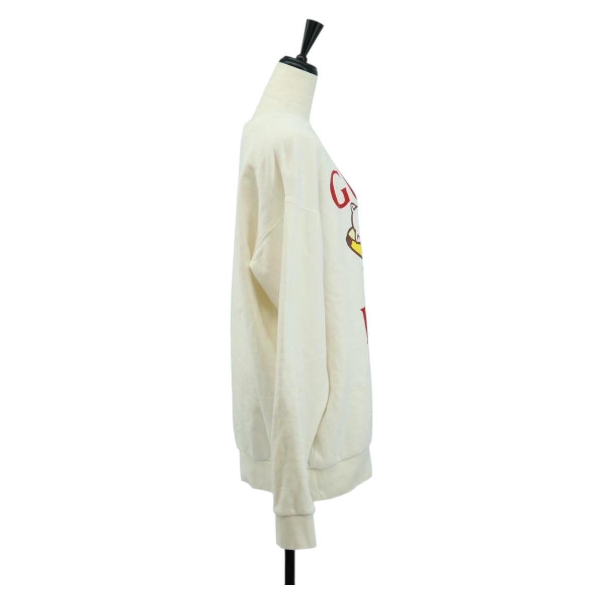 GUCCI Bananya Collaboration Sweatshirt cotton White Auth 170953M