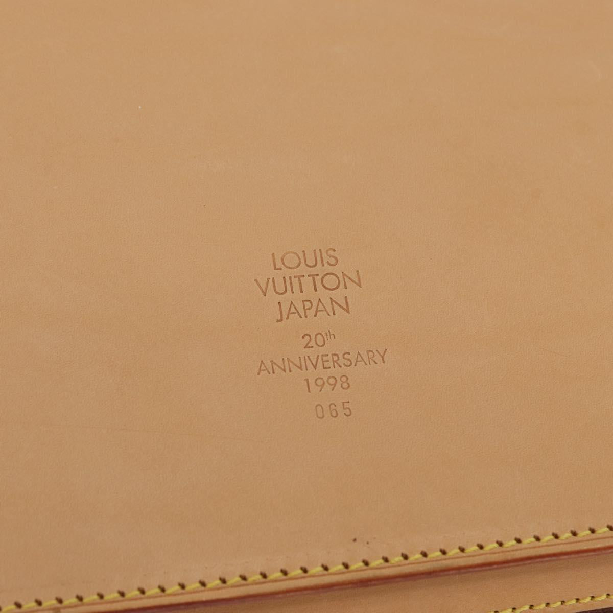 LOUIS VUITTON Nomad Baltic Briefcase 20th Anniversary Beige M99071 Auth 170956A