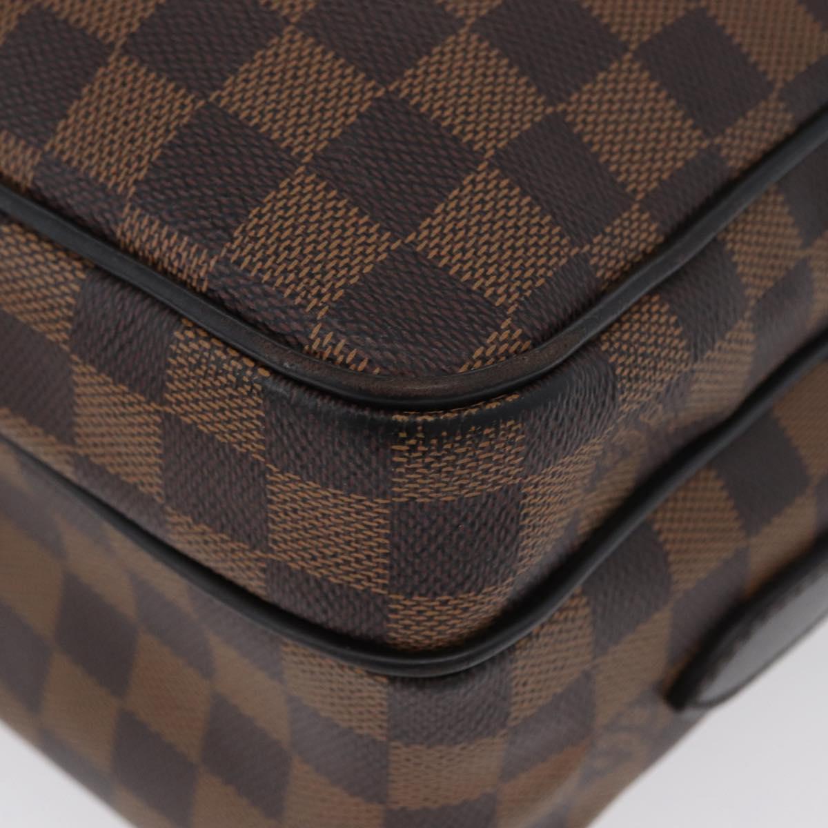 LOUIS VUITTON Damier Ebene Chapman Brothers Nile PM Bag N42704 LV Auth 170961