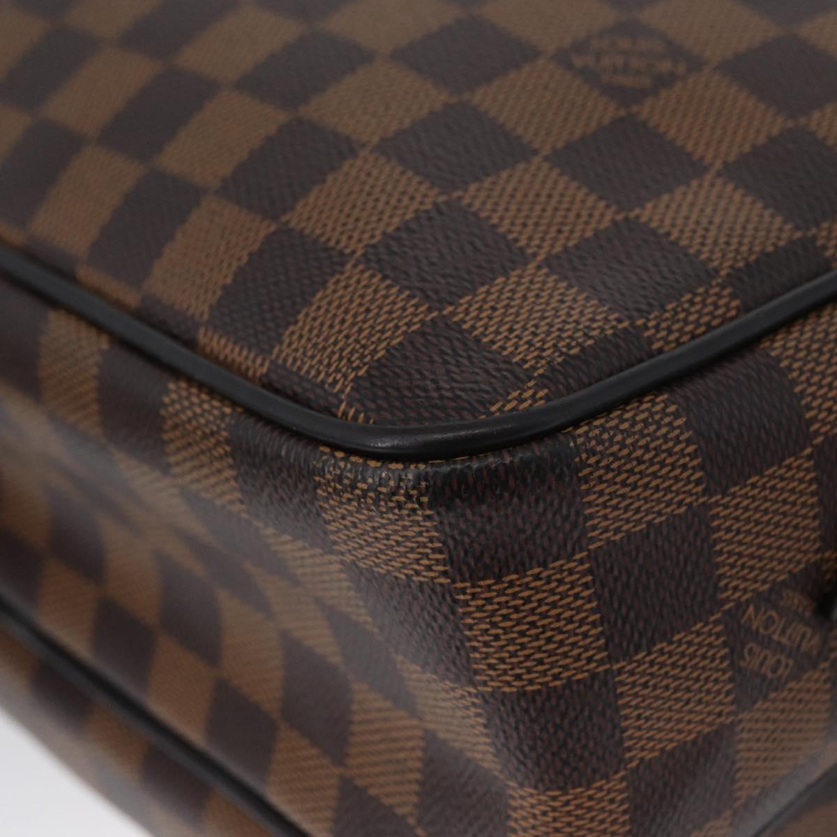 LOUIS VUITTON Damier Ebene Chapman Brothers Nile PM Bag N42704 LV Auth 170961