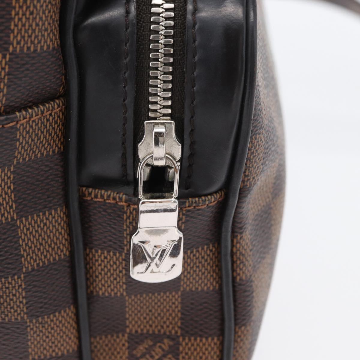 LOUIS VUITTON Damier Ebene Chapman Brothers Nile PM Bag N42704 LV Auth 170961