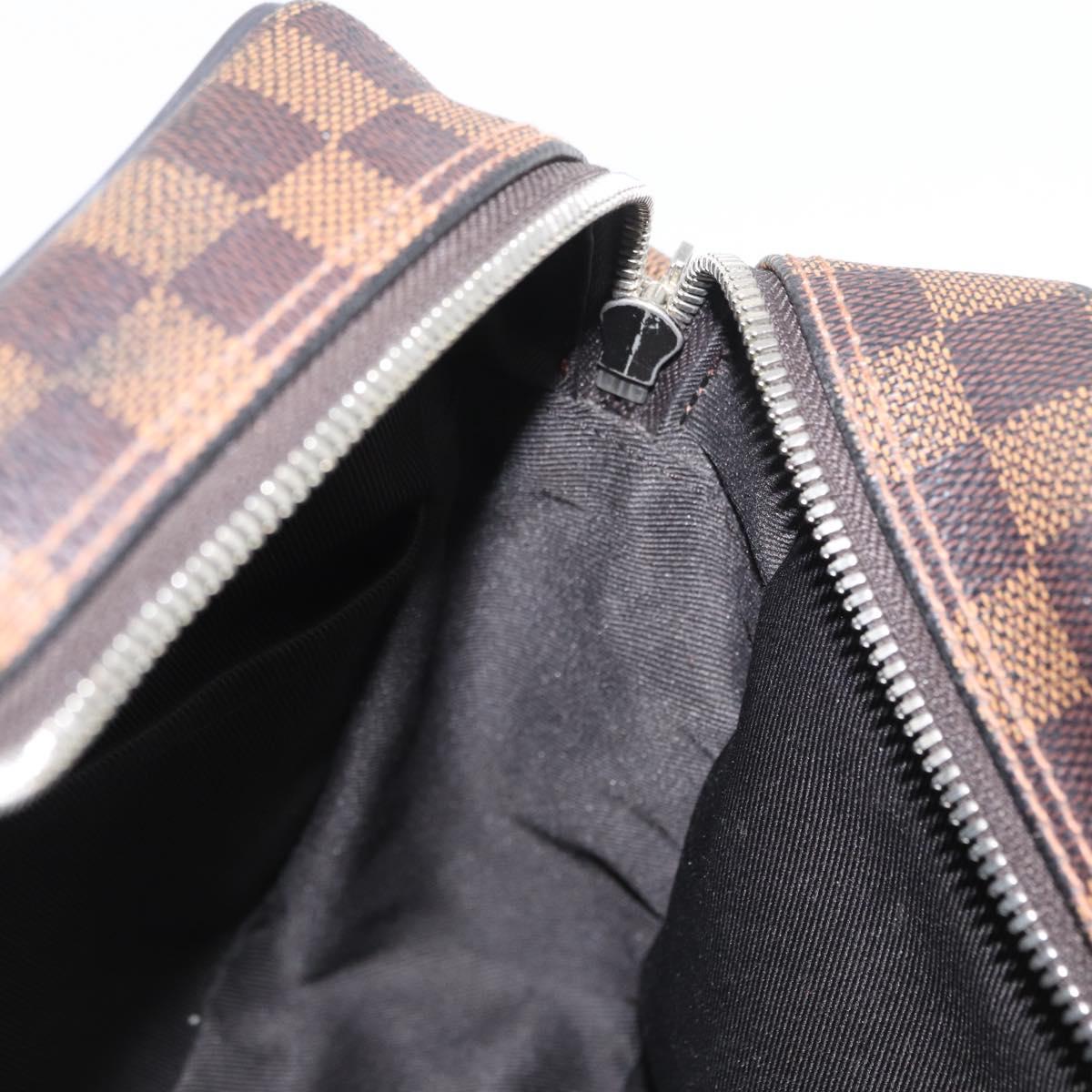 LOUIS VUITTON Damier Ebene Chapman Brothers Nile PM Bag N42704 LV Auth 170961