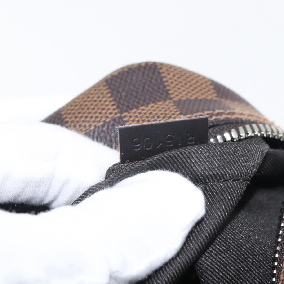 LOUIS VUITTON Damier Ebene Chapman Brothers Nile PM Bag N42704 LV Auth 170961