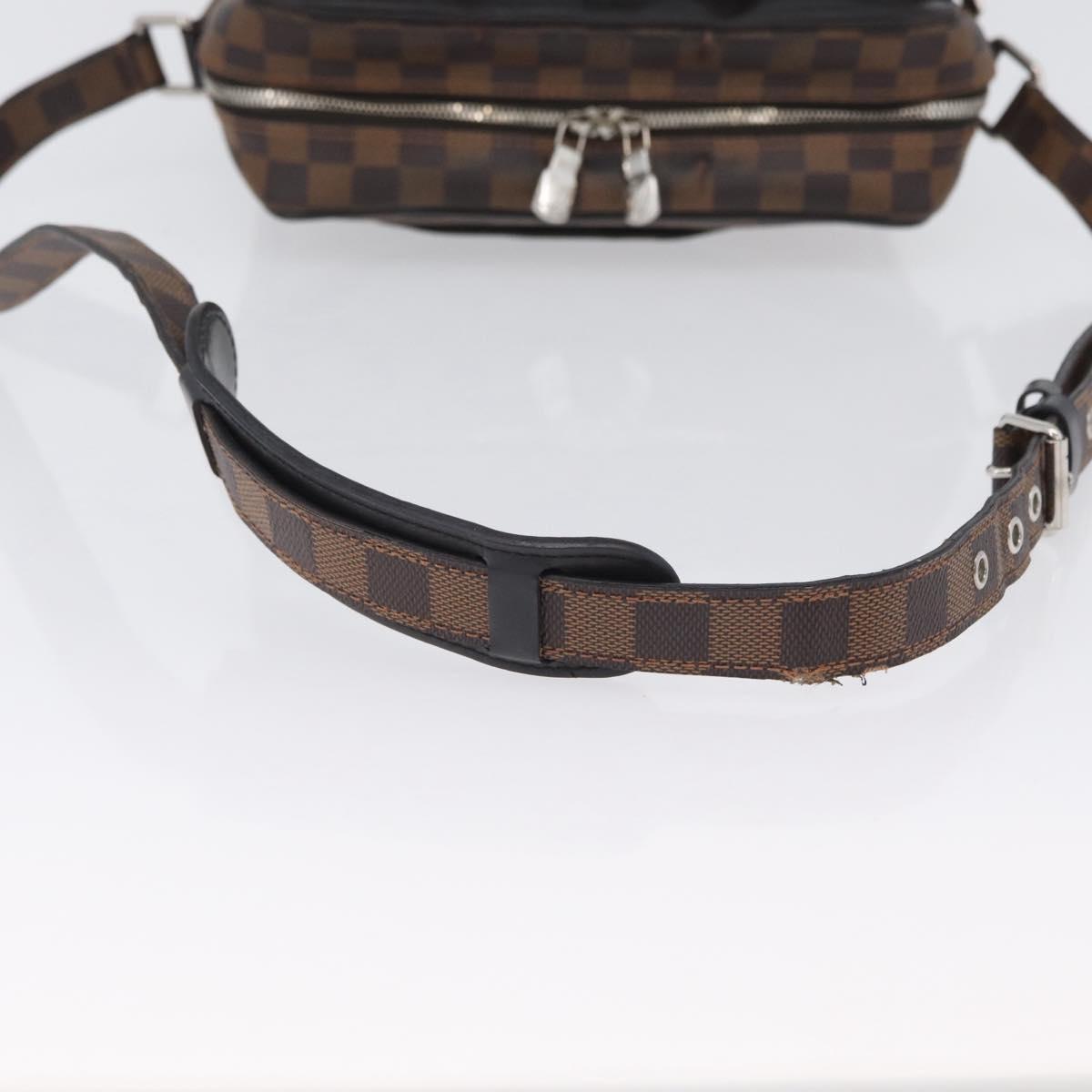 LOUIS VUITTON Damier Ebene Chapman Brothers Nile PM Bag N42704 LV Auth 170961