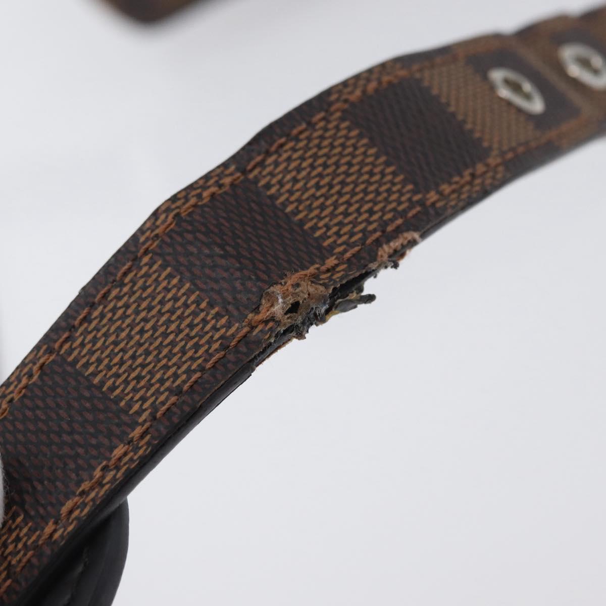 LOUIS VUITTON Damier Ebene Chapman Brothers Nile PM Bag N42704 LV Auth 170961