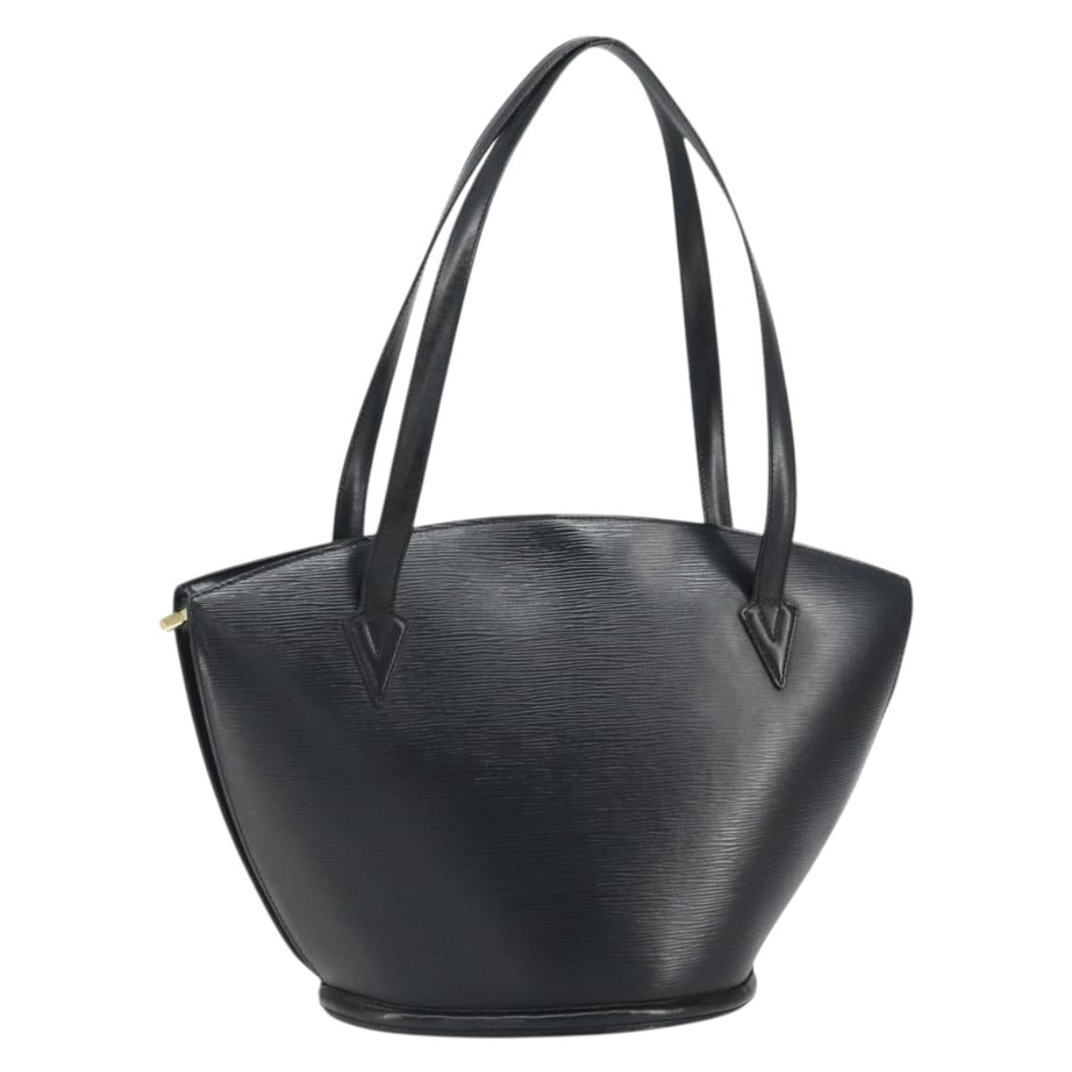 LOUIS VUITTON Epi Saint Jacques Shopping Bag Black M52262 LV Auth 170987