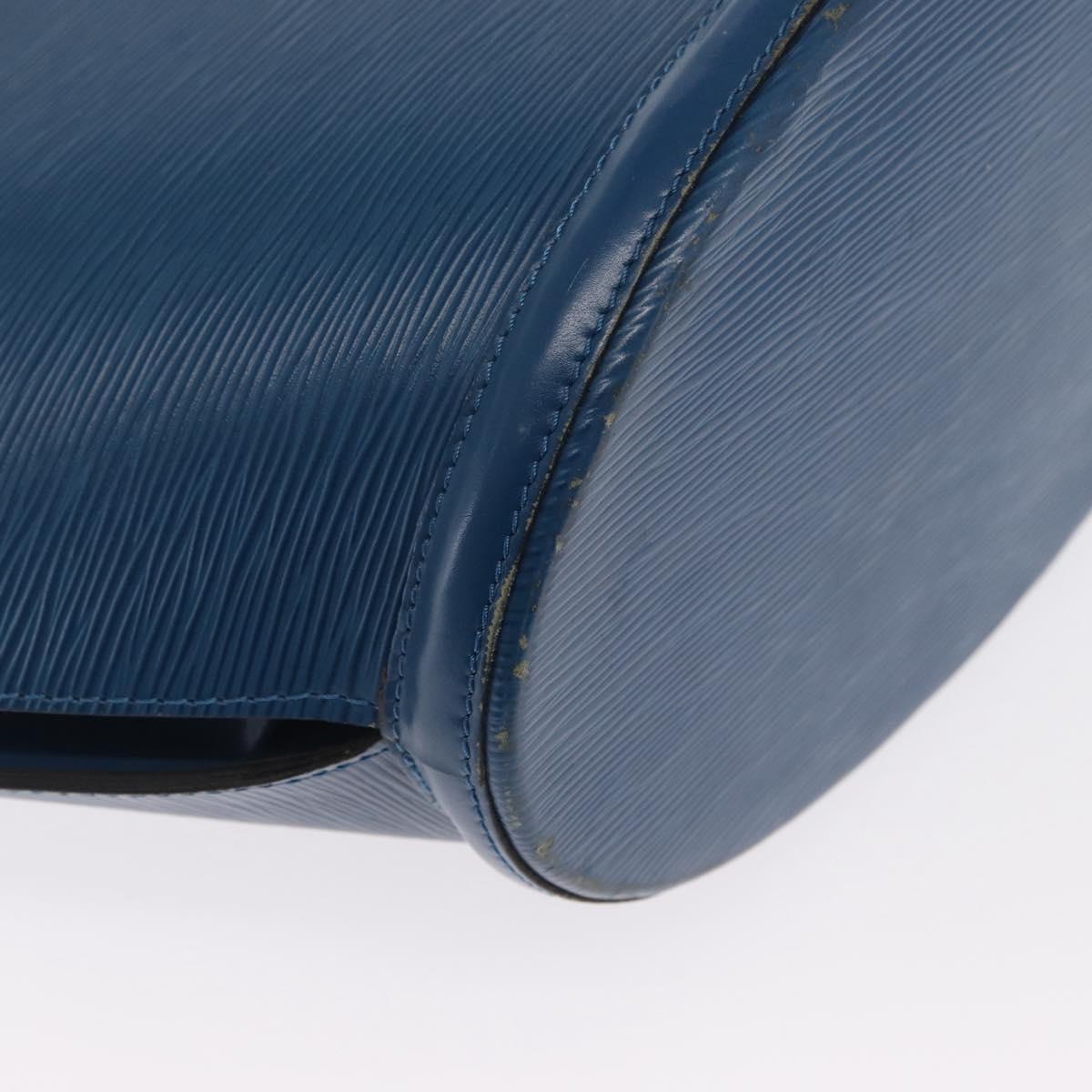 LOUIS VUITTON Epi Saint Jacques Shopping Shoulder Bag Blue M52275 LV Auth 170988