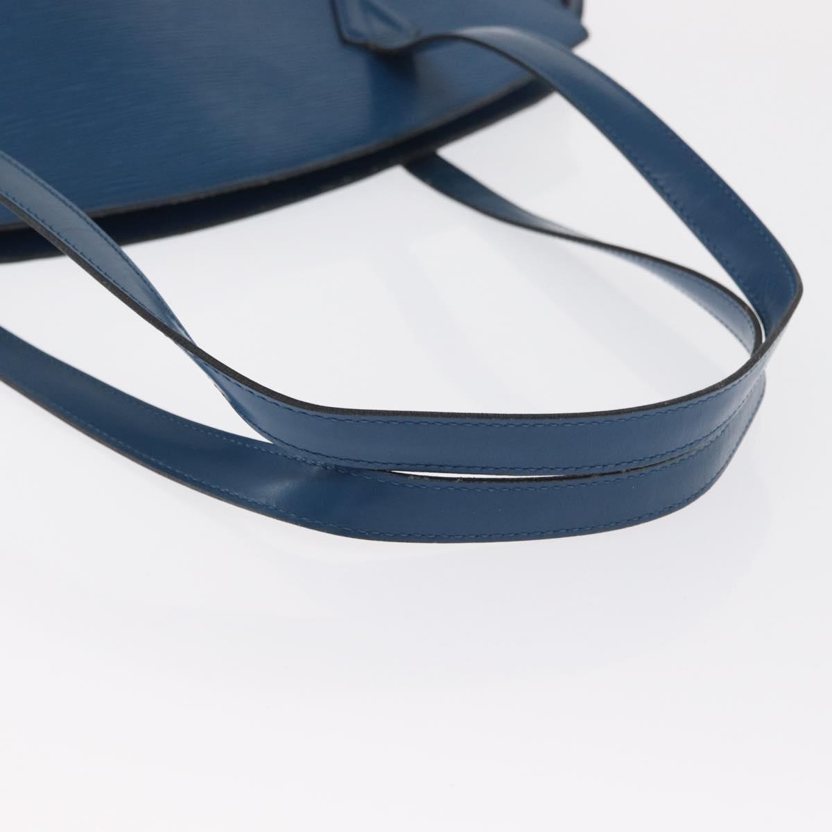 LOUIS VUITTON Epi Saint Jacques Shopping Shoulder Bag Blue M52275 LV Auth 170988