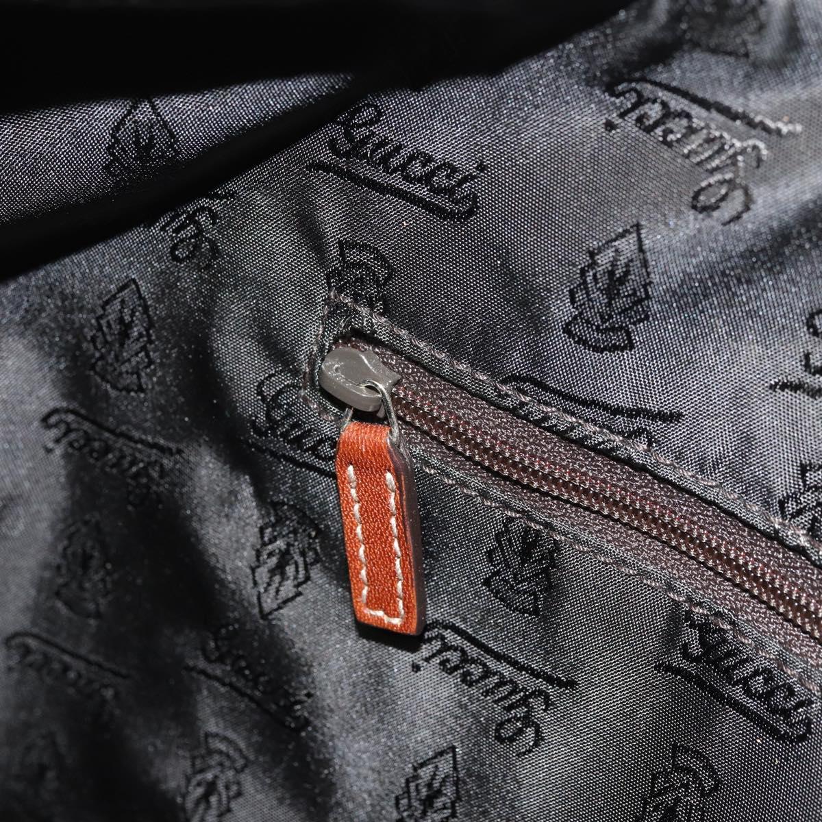 GUCCI GG Crystal Boston Bag Coated Canvas Pink Gold 181488 Auth 170991