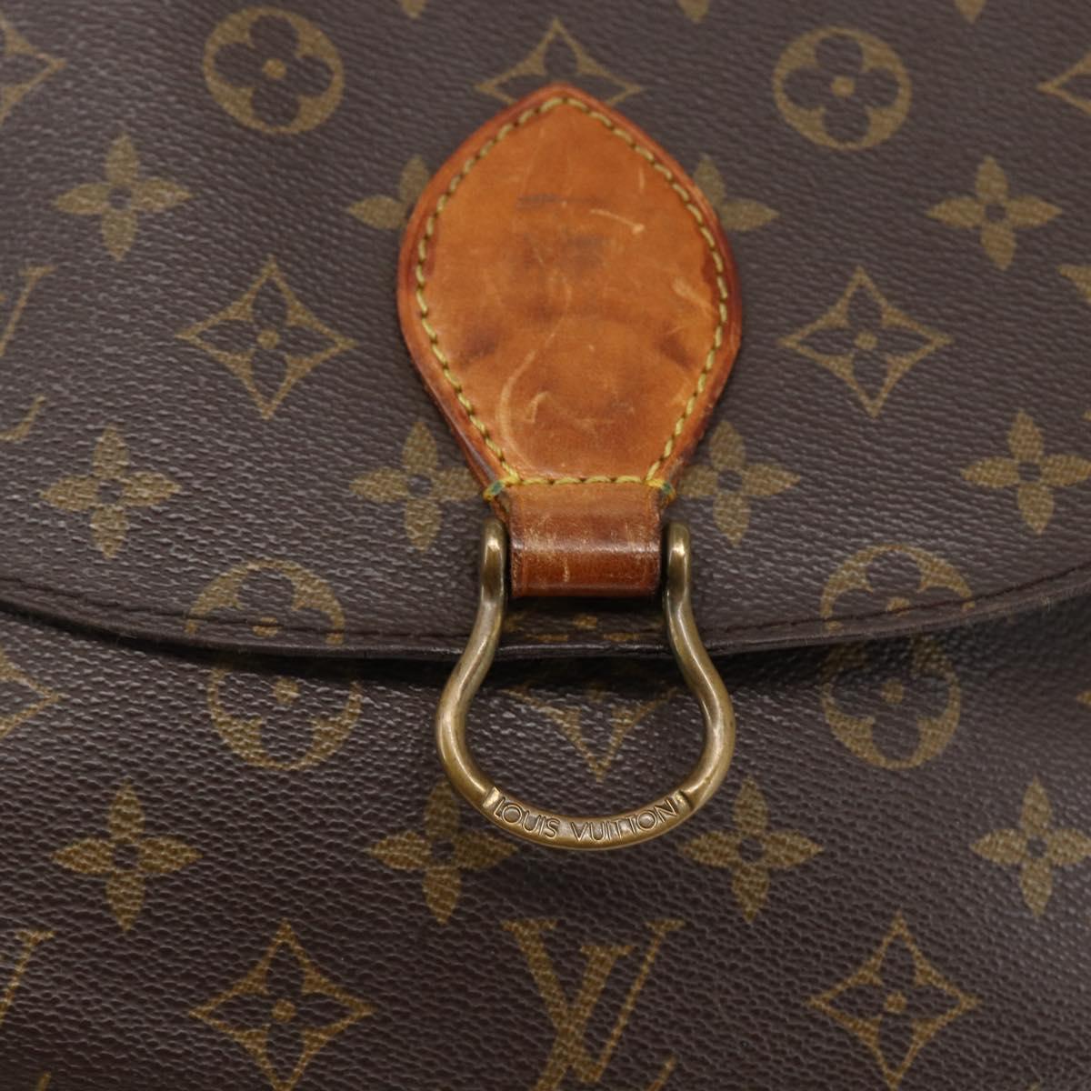 LOUIS VUITTON Monogram Saint Cloud GM Shoulder Bag M51242 LV Auth 171008