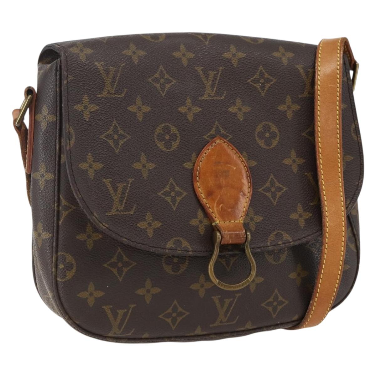 LOUIS VUITTON Monogram Saint Cloud GM Shoulder Bag M51242 LV Auth 171008
