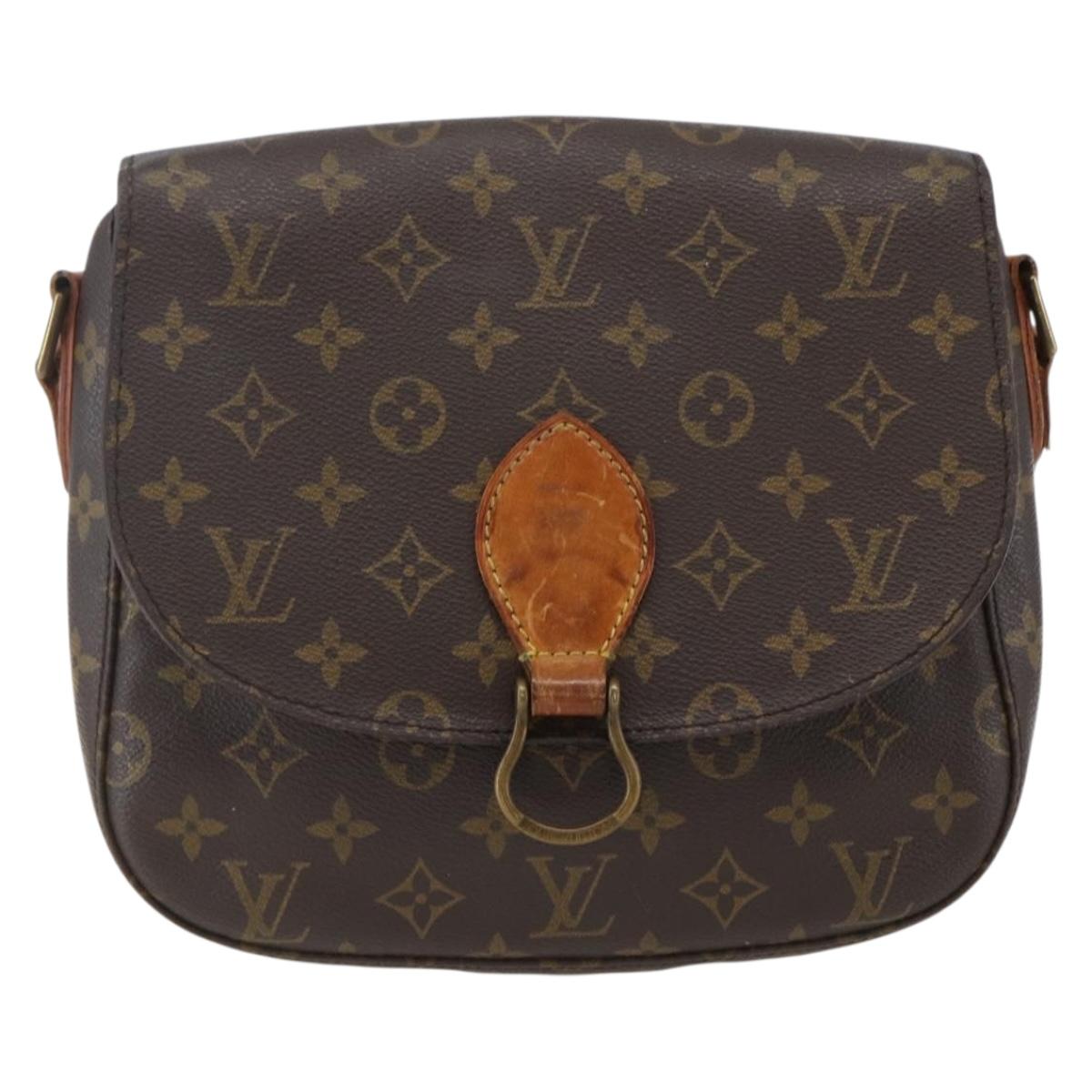 LOUIS VUITTON Monogram Saint Cloud GM Shoulder Bag M51242 LV Auth 171008