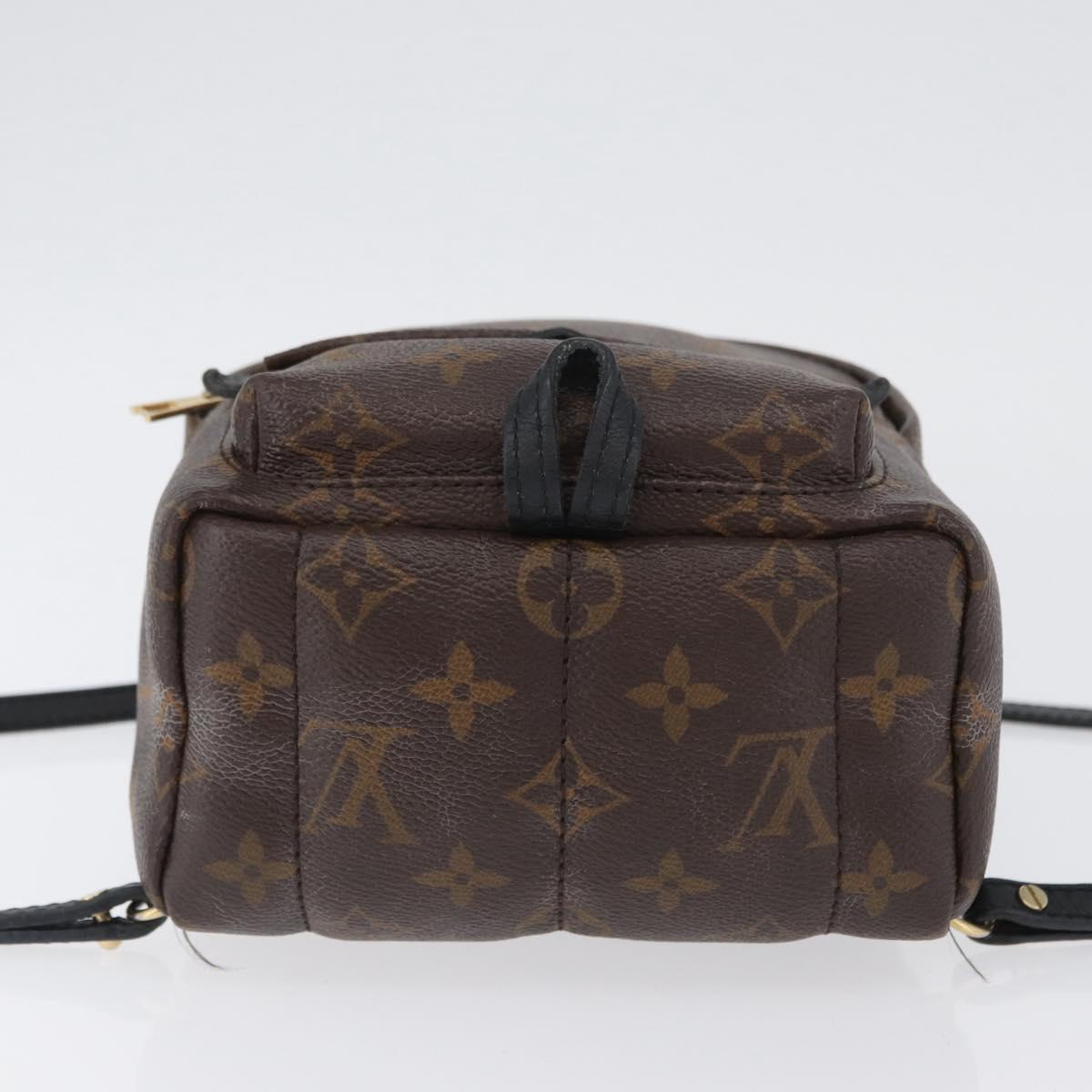 LOUIS VUITTON Monogram Palm Springs MINI Backpack M44873 LV Auth 171013