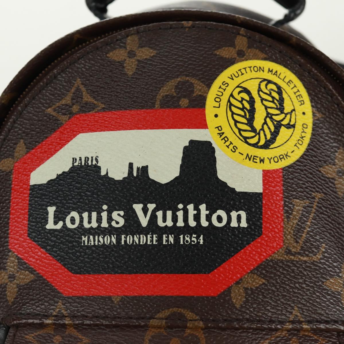 LOUIS VUITTON Monogram World Tour Palm Springs Shoulder Bag M42971 Auth 171014V