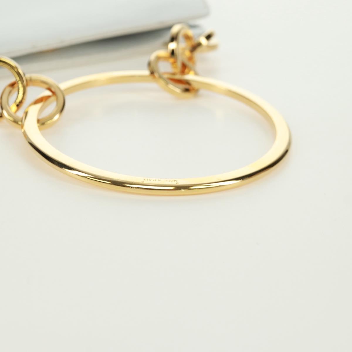 Salvatore Ferragamo Hand Bag Leather White Gold Auth 171023A