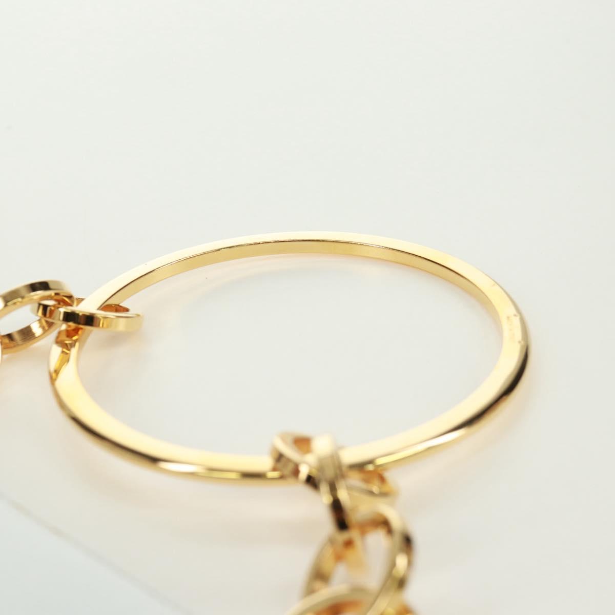 Salvatore Ferragamo Hand Bag Leather White Gold Auth 171023A