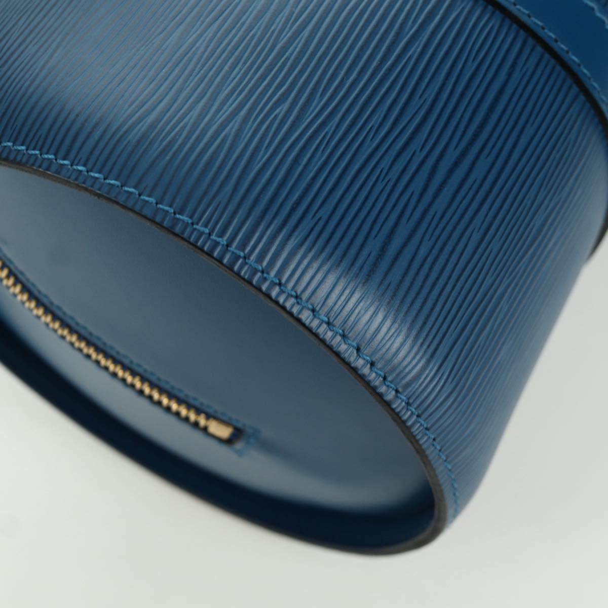 LOUIS VUITTON Epi Soufflot Hand Bag Blue M52225 LV Auth 171029A