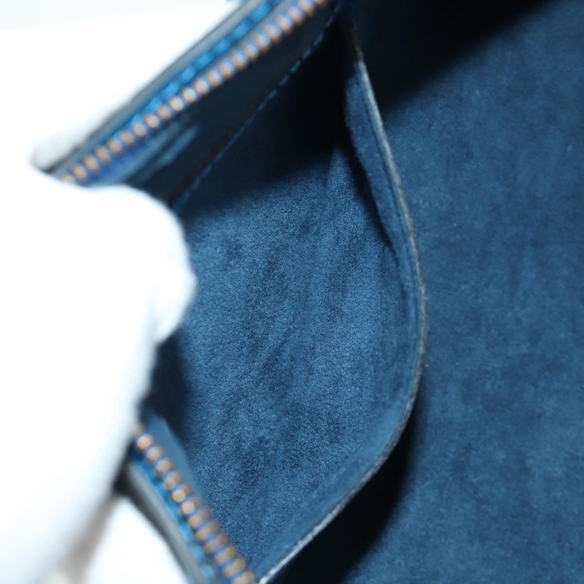 LOUIS VUITTON Epi Soufflot Hand Bag Blue M52225 LV Auth 171029A