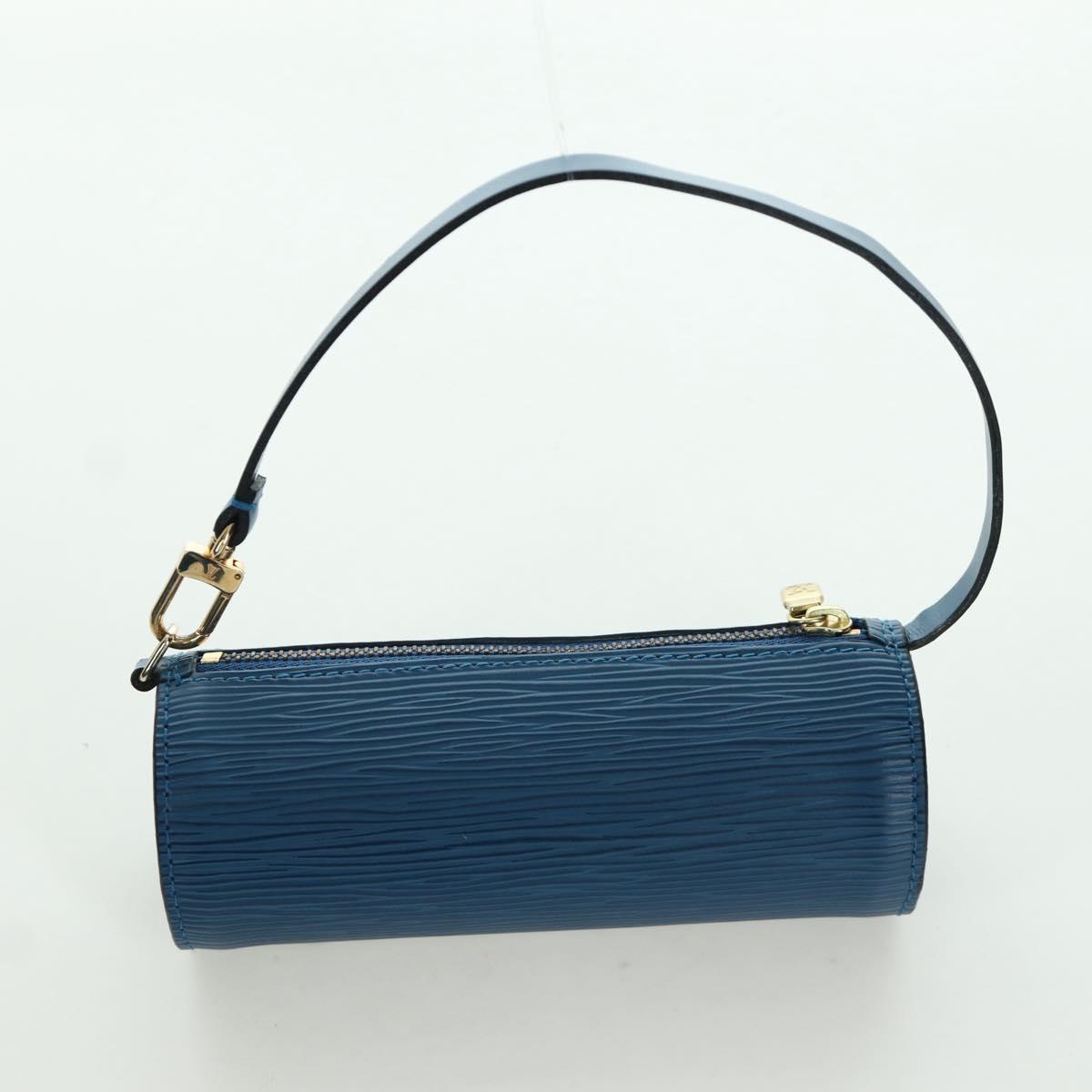 LOUIS VUITTON Epi Soufflot Hand Bag Blue M52225 LV Auth 171029A