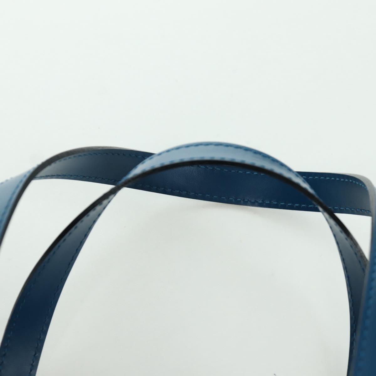 LOUIS VUITTON Epi Soufflot Hand Bag Blue M52225 LV Auth 171029A