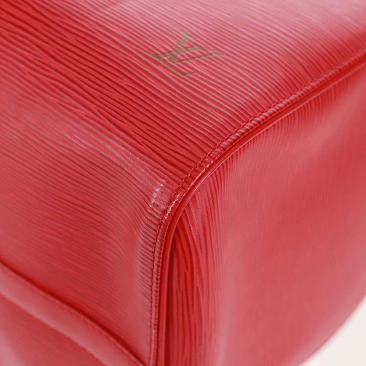 LOUIS VUITTON Epi Keepall 45 Boston Bag Red M42977 LV Auth 171030SAV