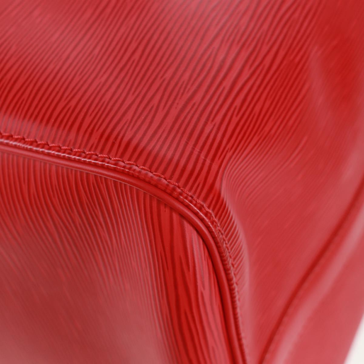 LOUIS VUITTON Epi Keepall 45 Boston Bag Red M42977 LV Auth 171030SAV