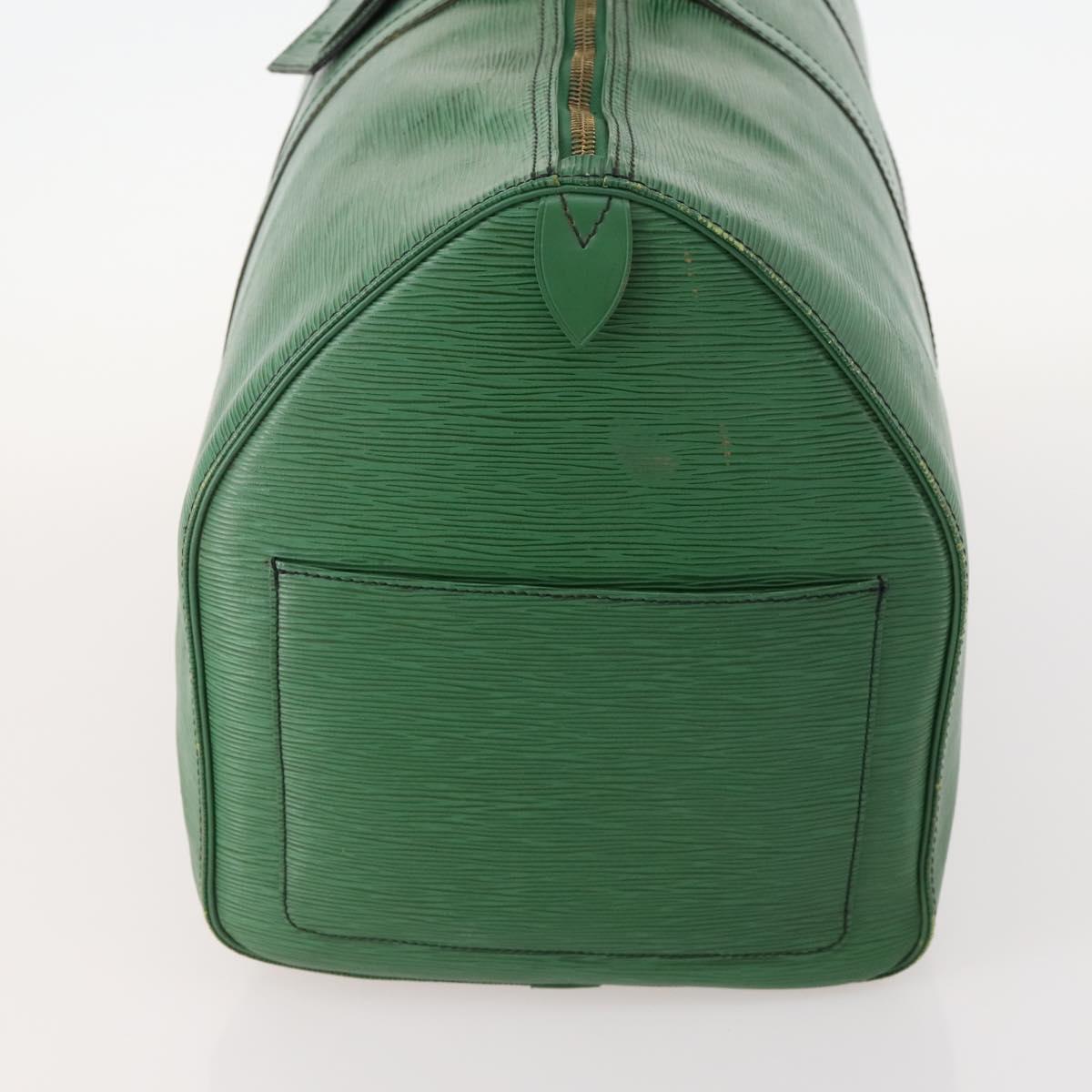 LOUIS VUITTON Epi Keepall 55 Boston Bag Green M42954 LV Auth 171031