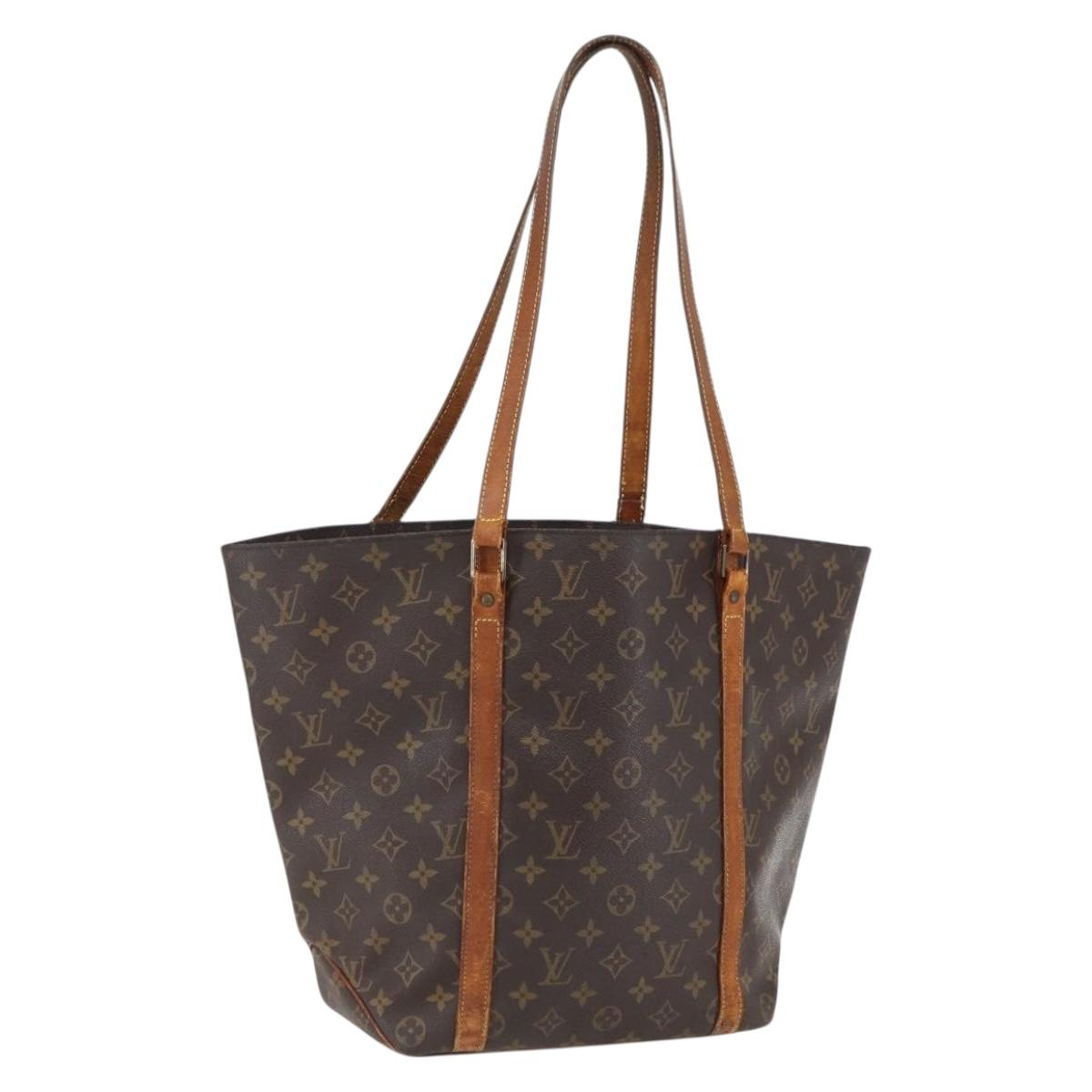 LOUIS VUITTON Monogram Sac Shopping Tote Bag M51108 LV Auth 171034