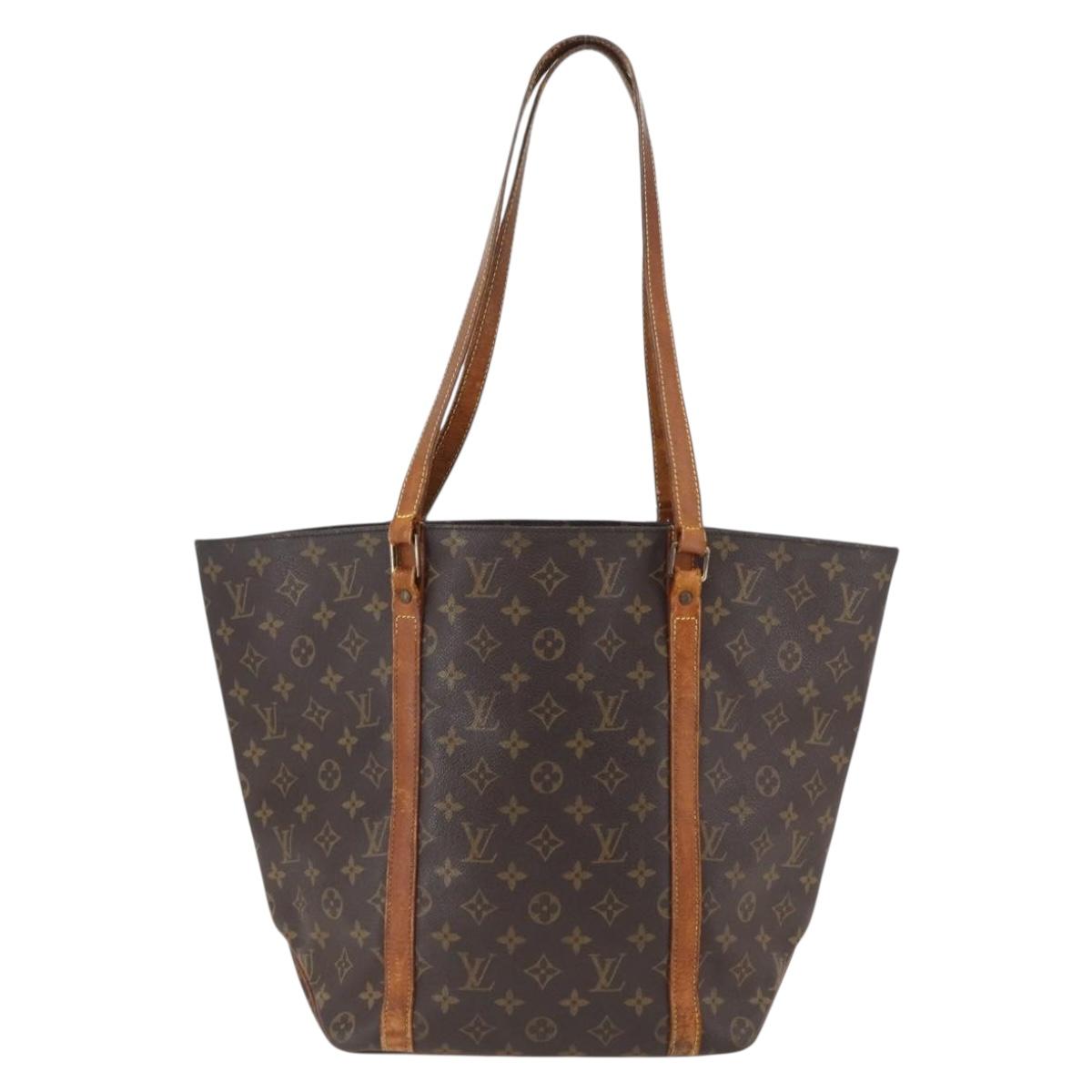 LOUIS VUITTON Monogram Sac Shopping Tote Bag M51108 LV Auth 171034
