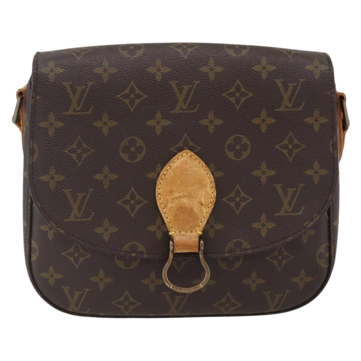 LOUIS VUITTON Monogram Saint Cloud GM Shoulder Bag M51242 LV Auth 171039