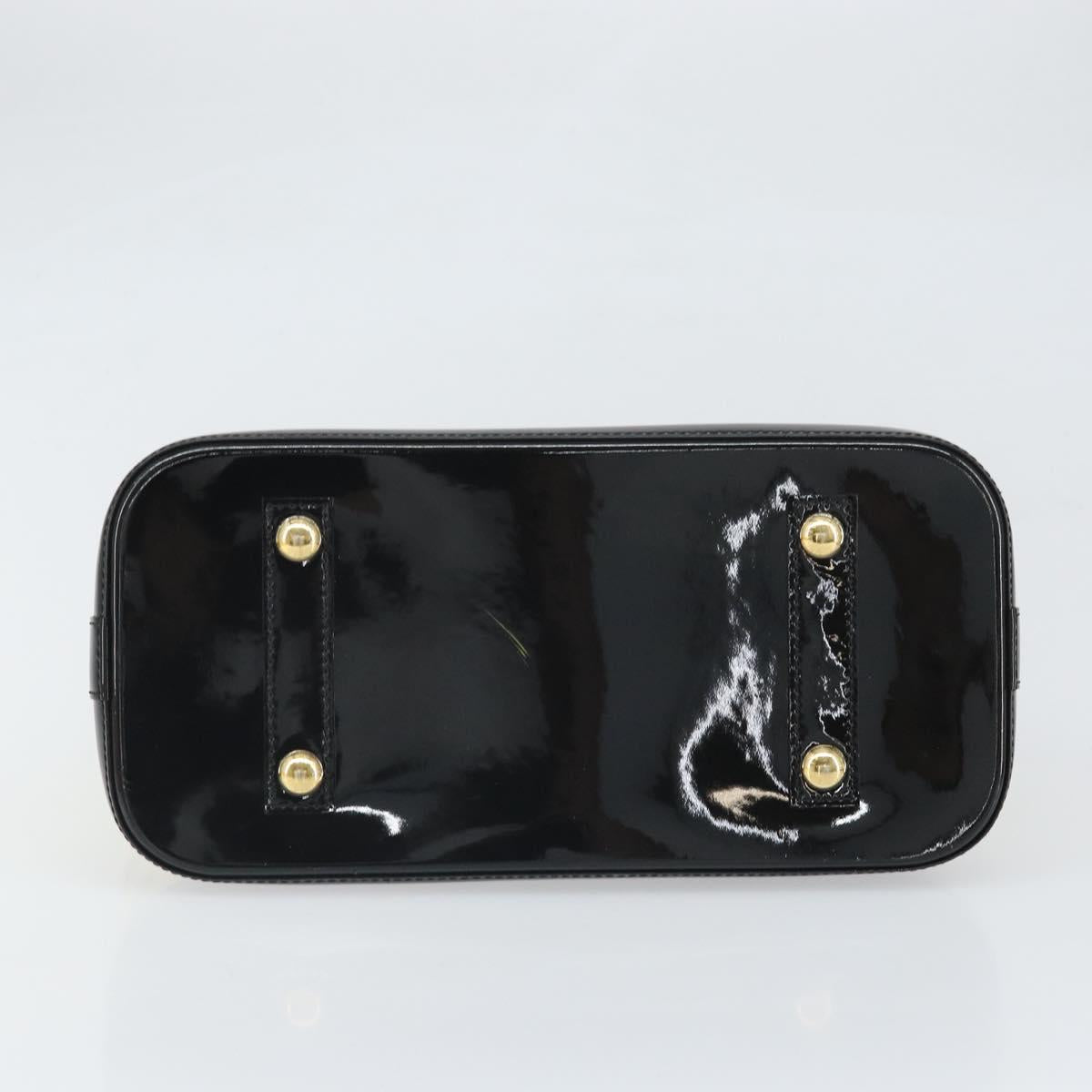 LOUIS VUITTON Vernis Sticker Print Alma PM Hand Bag White M50466 LV Auth 171045